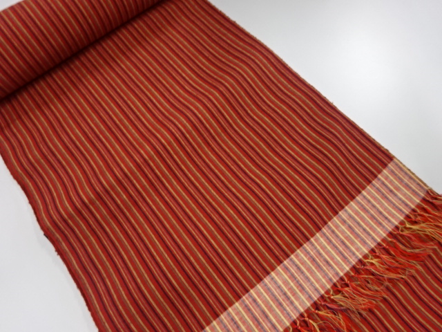 JAPANESE KIMONO / ANTIQUE BOLT FOR KIMONO / SILK / TSUMUGI